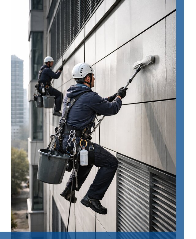 Мойка вентилируемого фасада в Луховицах от 259 р. | ВЫСОТНИК-Лхв