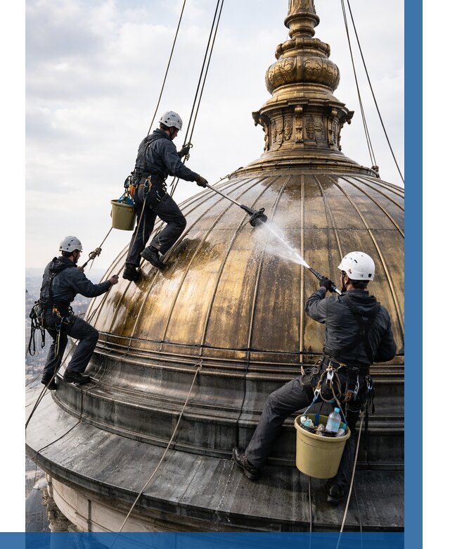 Мойка куполов и шпилей в Луховицах от 8276 р. - заказать | ВЫСОТНИК-Лхв