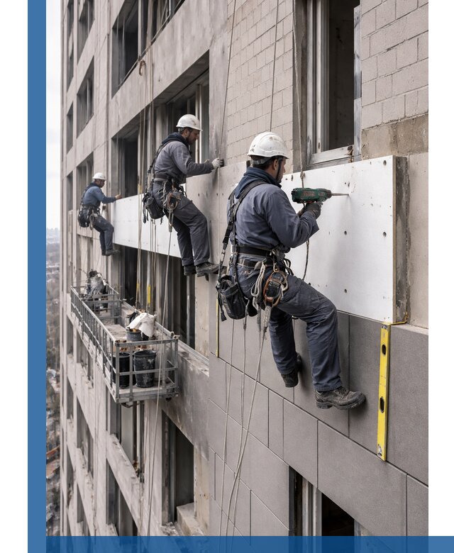 Монтаж фасадных термопанелей высокого качества в Луховицах