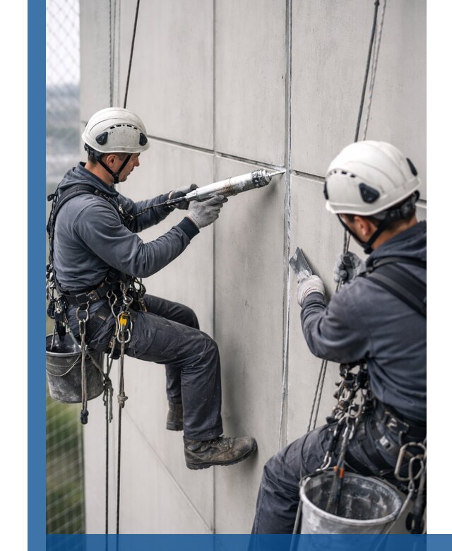 Первичная герметизация швов фасадов и кровель в Луховицах