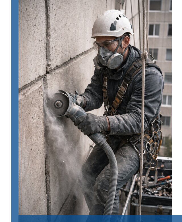 Штробление межпанельных швов в Луховицах качественно и быстро