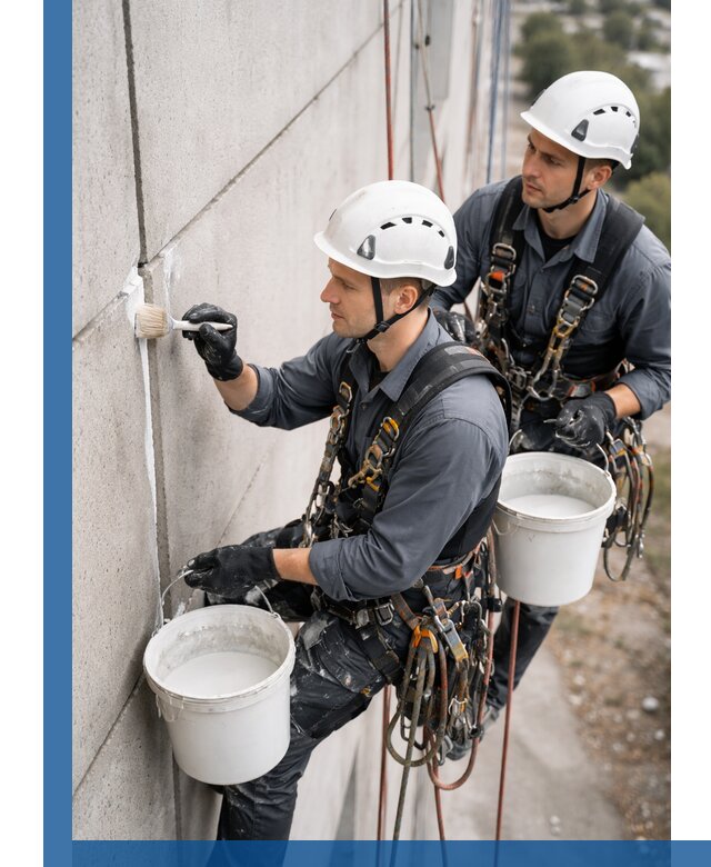 Противогрибковая обработка швов в Луховицах для фасадов и кровель