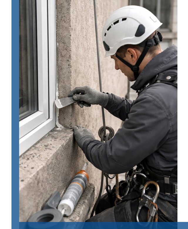 Герметизация монтажных швов окон в Луховицах с гарантией качества