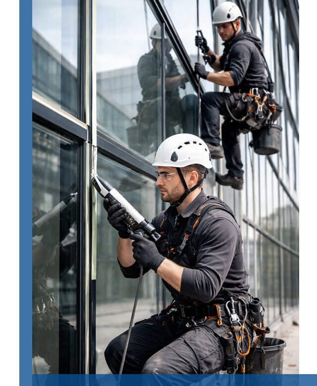 Герметизация витражных швов в Луховицах для зданий и фасадов