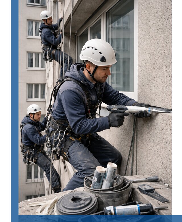 Герметизация швов лоджии в Луховицах профессионально и надежно