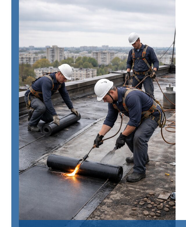 Ремонт наплавляемой кровли в Луховицах качественно и надежно