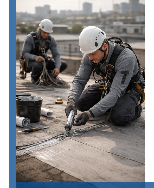 Аварийное и капитальное устранение протечек кровли в Луховицах