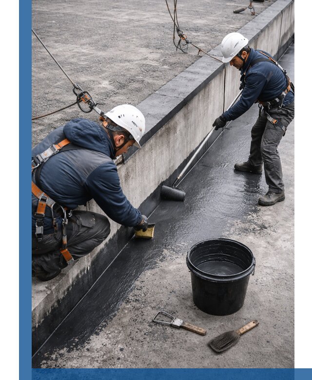 Гидроизоляция кровли жидкой резиной профессионально в Луховицах