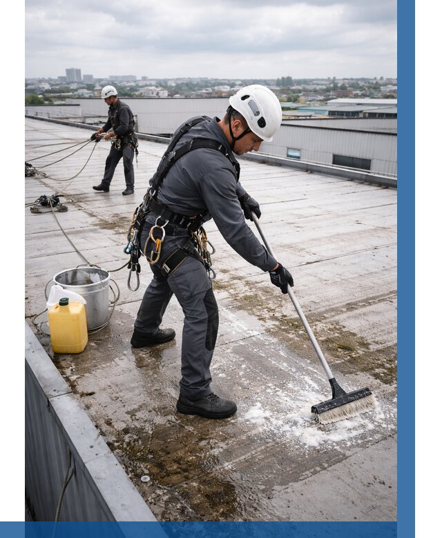 Очистка крыши по графику в Луховицах от 7759 р. | ВЫСОТНИК-Лхв