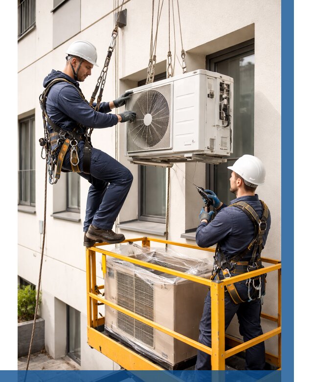 Демонтаж внешнего блока кондиционера в Луховицах от 3621 р. | ВЫСОТНИК-Лхв