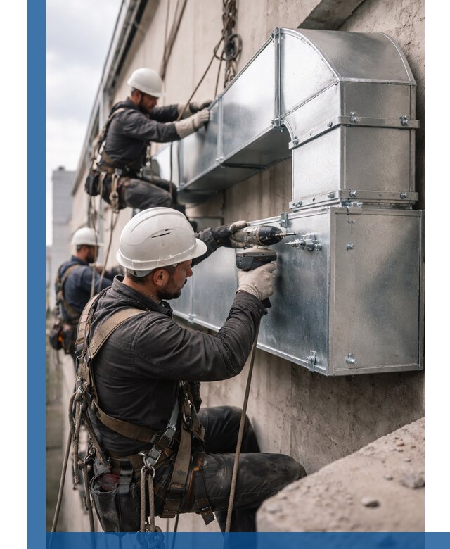 Профессиональный монтаж вентиляционных коробов в Луховицах под ключ