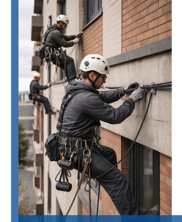 Крепление кабеля на фасаде монтаж и крепеж в Луховицах