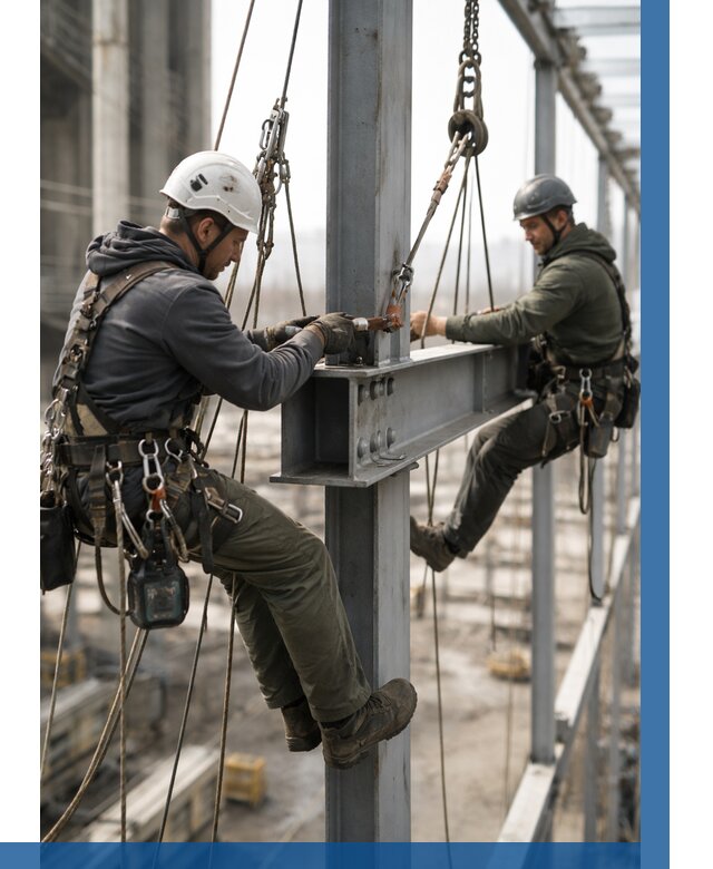 Монтаж металлоконструкций на высоте в Луховицах от 3621 р. | ВЫСОТНИК-Лхв