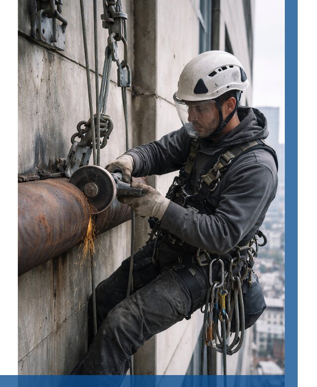 Резка металла на высоте в Луховицах по цене от 4655 р. | ВЫСОТНИК-Лхв