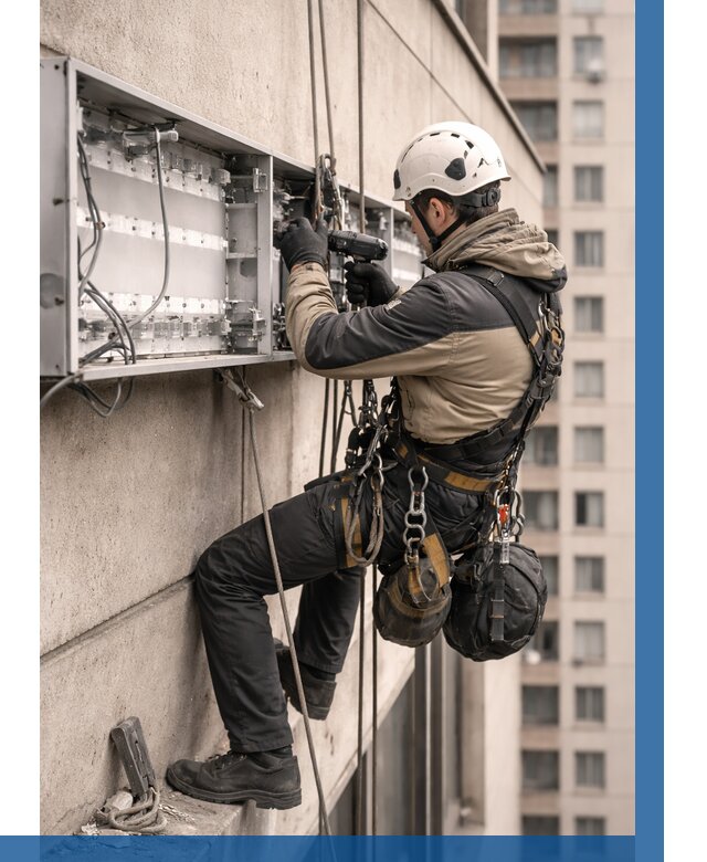 Ремонт вывески на высоте в Луховицах от 4655 р. | ВЫСОТНИК-Лхв