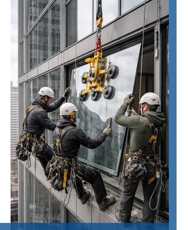 Фасадное остекление зданий под ключ в Луховицах от 10345 р. | ВЫСОТНИК-Лхв