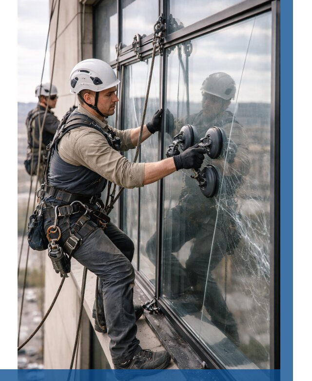 Замена стекла в витраже в Луховицах под ключ от 8793 р. | ВЫСОТНИК-Лхв