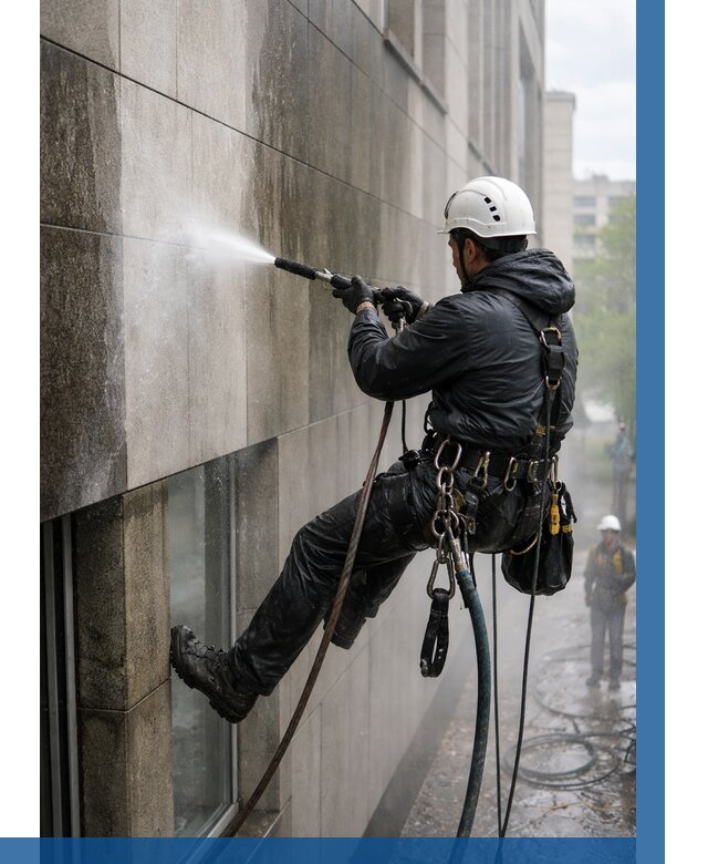 Гидроструйная очистка поверхностей в Луховицах от 879 р. | ВЫСОТНИК-Лхв