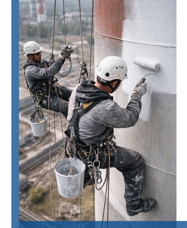 Покраска дымовых труб в Луховицах: антикоррозийная защита и восстановление