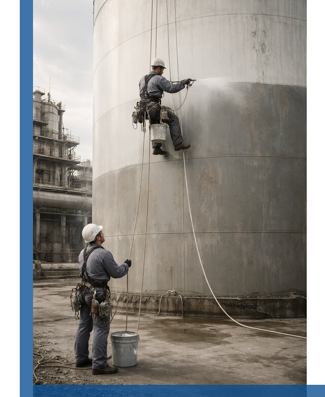 Покраска стальных резервуаров и емкостей в Луховицах профессионально