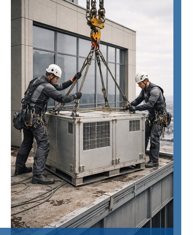 Такелажные работы на высоте в Луховицах от 8276 р. | ВЫСОТНИК-Лхв