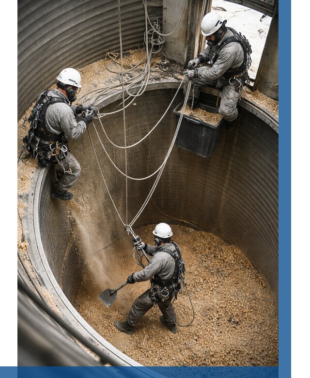 Чистка зерновых бункеров в Луховицах от 12414 р. | ВЫСОТНИК-Лхв