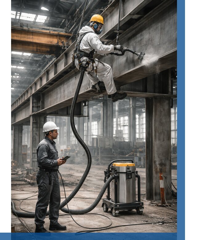 Обеспыливание конструкций в цехе в Луховицах от 4345 р. | ВЫСОТНИК-Лхв