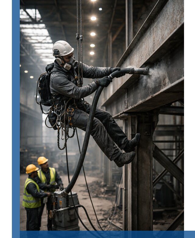 Обеспыливание конструкций в цехах промышленного производства в Луховицах