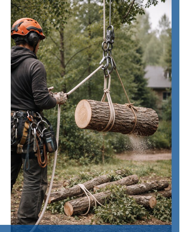 Валка деревьев частями в Луховицах от 7759 р. | ВЫСОТНИК-Лхв